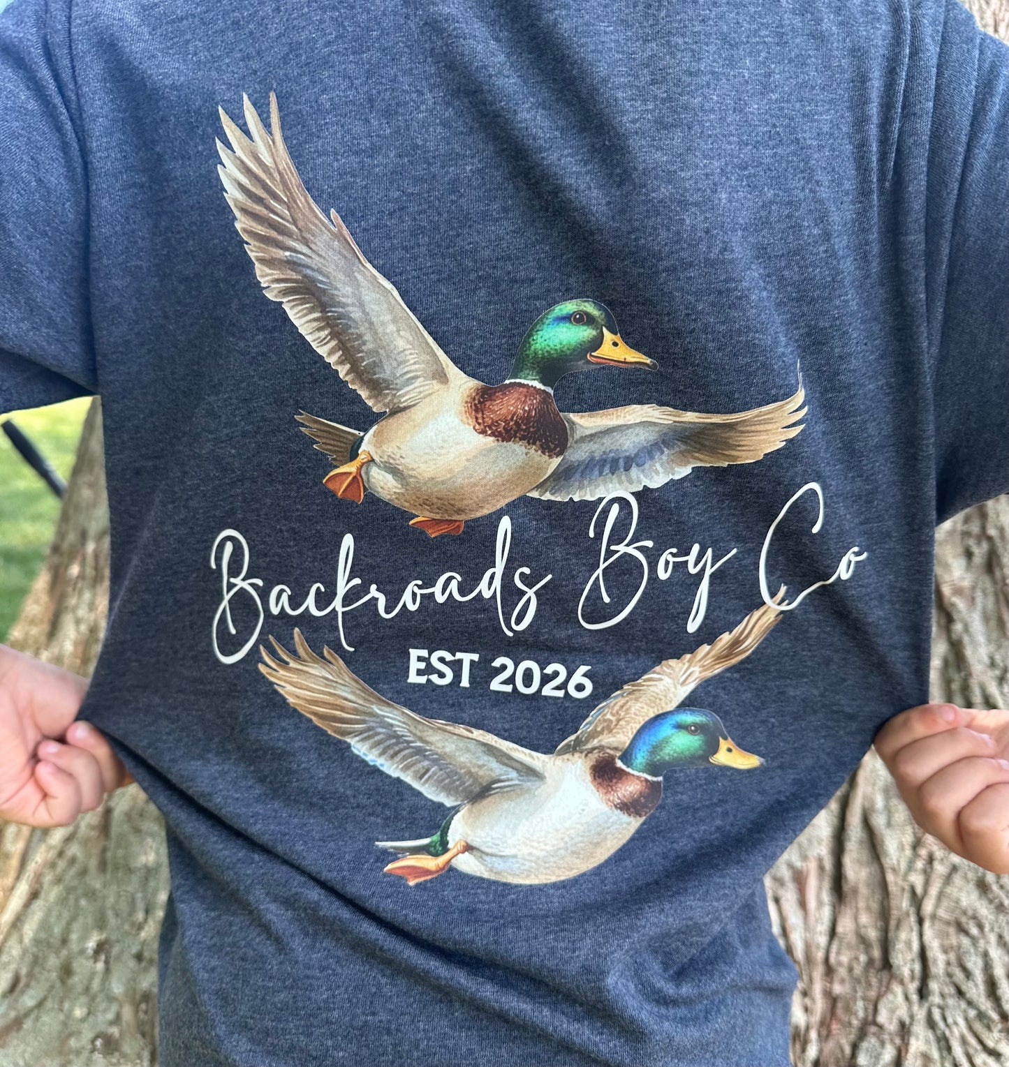 BACKROADS BOY CO DUCKS SHORT SLEEVE SHIRT