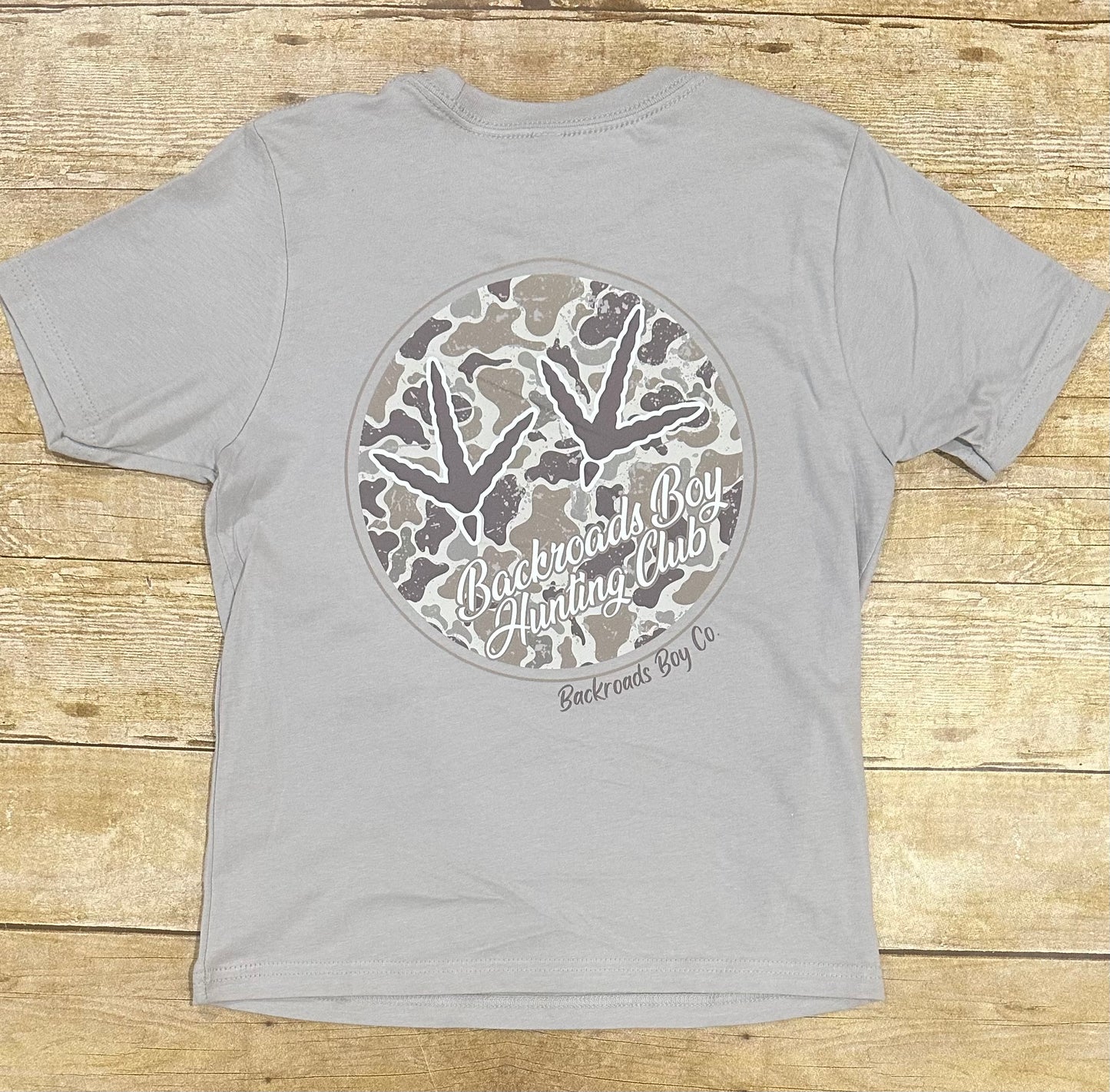 BACKROADS BOY HUNTING CLUB SHORT SLEEVE SHIRT