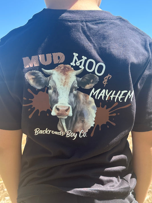 MUD MOO AND MAYHEM SHORT SLEEVE SHIRT
