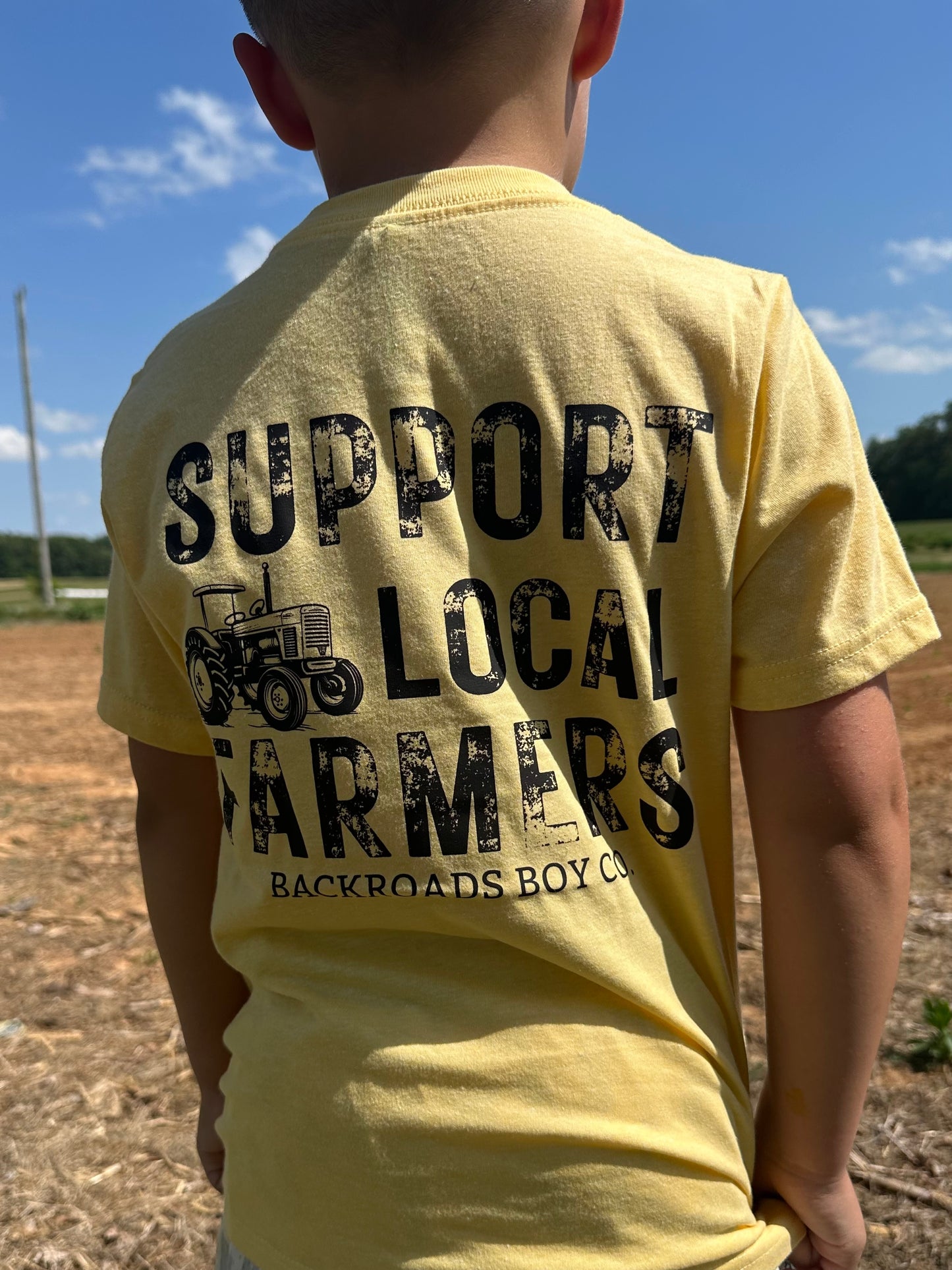 SUPPORT LOCAL FARMERS SHIRT SLEEVE SHIRT