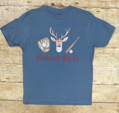 BASEBALL DEER EDITION SHORT SLEEVE SHIRT