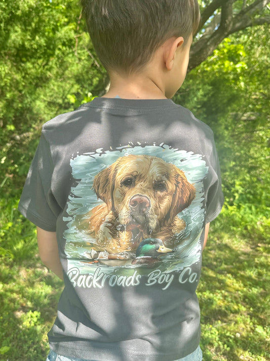 DOG AND MALLARD SHORT SLEEVE SHIRT